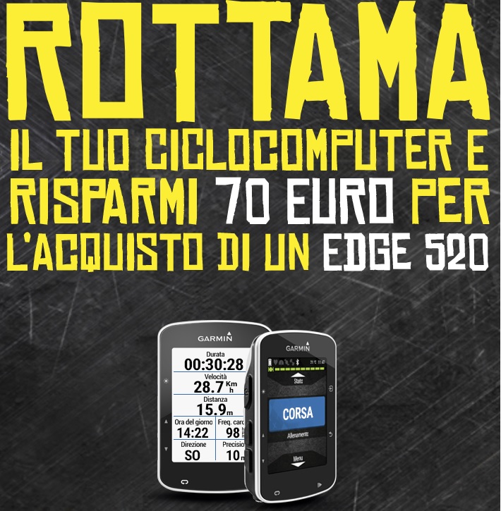 Rottama il tuo ciclocomputer